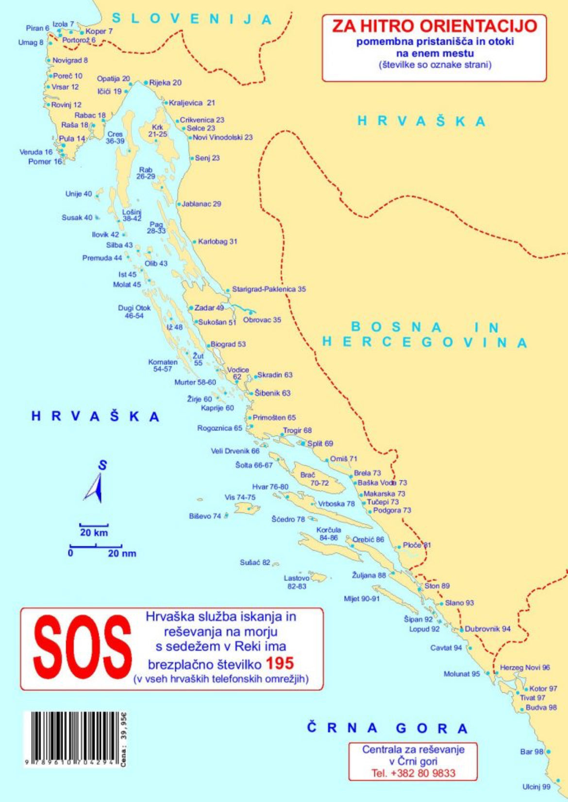 9. SLOVENSKA IZDAJA – 888 ZALIVOV IN PRISTANOV – NAJPOPOLNEJŠI NAVTIČNI VODNIK ZA JADRAN