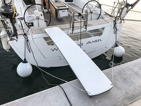 LADIJSKI MOSTIČEK (PASARELA) WHITE LINE - NEZLOŽLJIVA