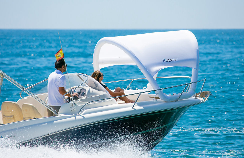 DECKTENT BIMINI XXS – NAPIHLJIV BIMINI ZA ČOLNE 2,5–5 m