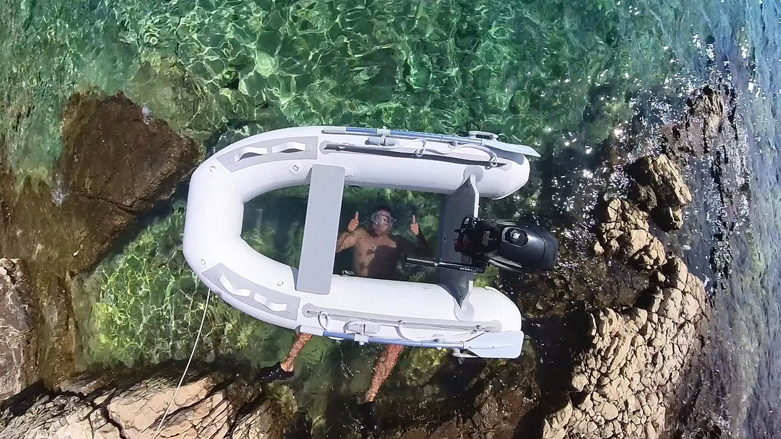 DECKTENT FORMENTERA DINGHY 330 – NAPIHLJIV ČOLN Z PROZORNIM DNOM