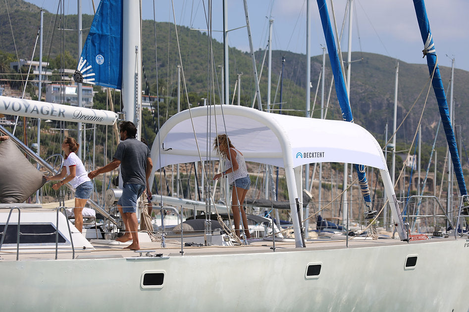 DECKTENT BIMINI L WHITE – NAPIHLJIV BIMINI ZA MOTORNE ČOLNE IN JADRNICE