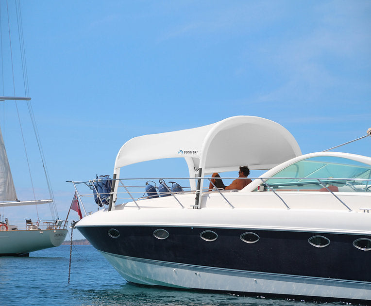 DECKTENT BIMINI L WHITE – NAPIHLJIV BIMINI ZA MOTORNE ČOLNE IN JADRNICE