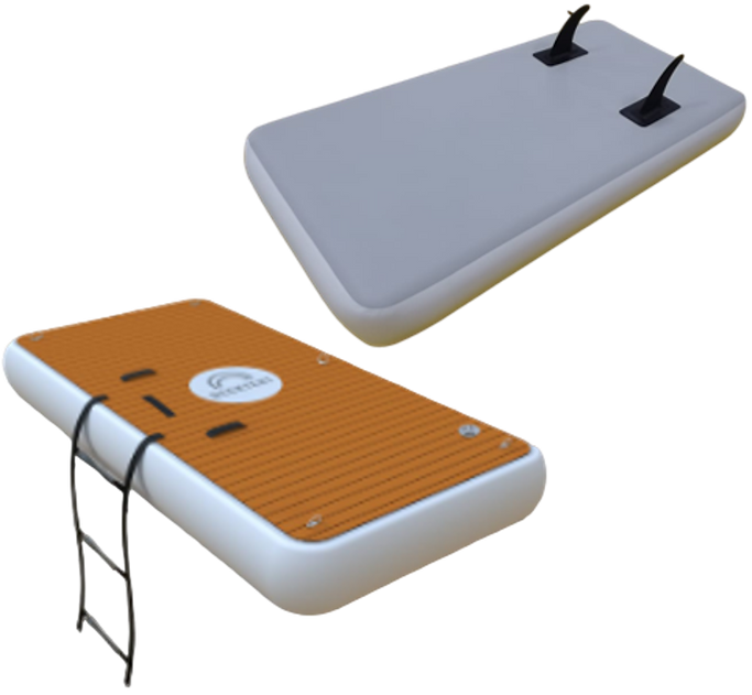 DECKTENT SUP PLATFORM 200 X 100 – NAPIHLJIVA SUP PLATFORMA ZA ENOSTAVEN DOSTOP DO ČOLNA