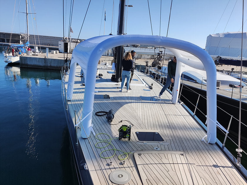 DECKTENT BIMINI L WHITE – NAPIHLJIV BIMINI ZA MOTORNE ČOLNE IN JADRNICE