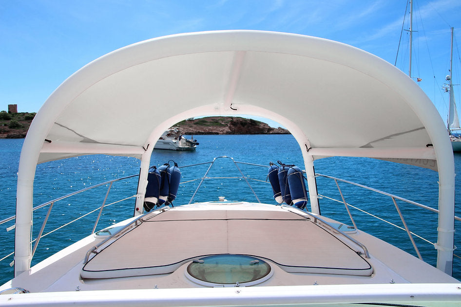 DECKTENT BIMINI M WHITE – NAPIHLJIV BIMINI ZA MOTORNE ČOLNE IN JADRNICE