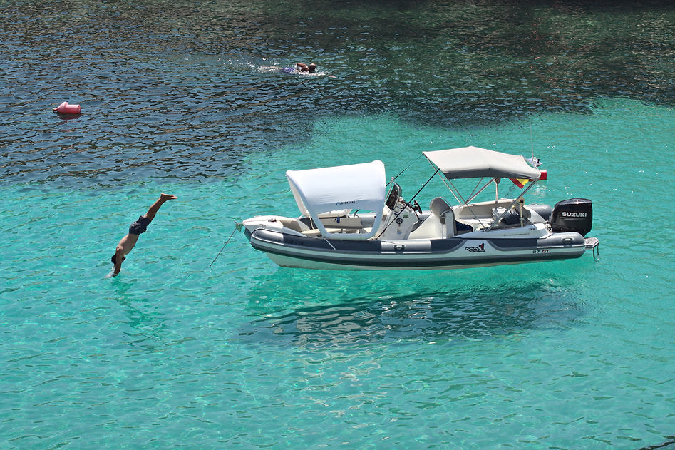 DECKTENT BIMINI S WHITE – NAPIHLJIV BIMINI ZA MOTORNE ČOLNE IN JADRNICE