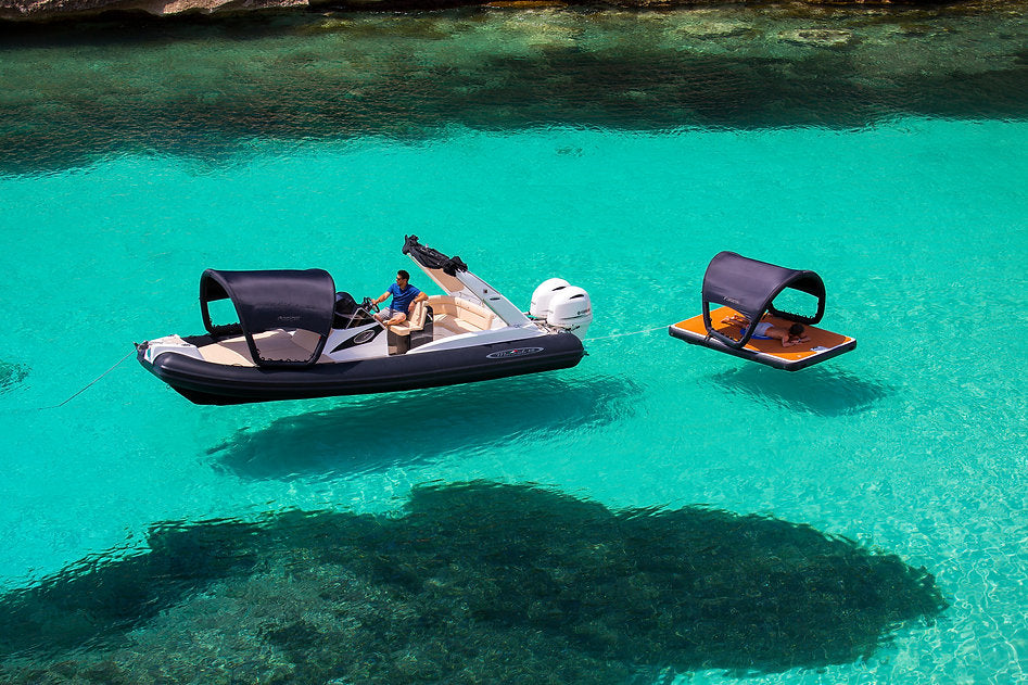 DECKTENT BIMINI S BLACK – NAPIHLJIV BIMINI ZA MOTORNE ČOLNE IN JADRNICE