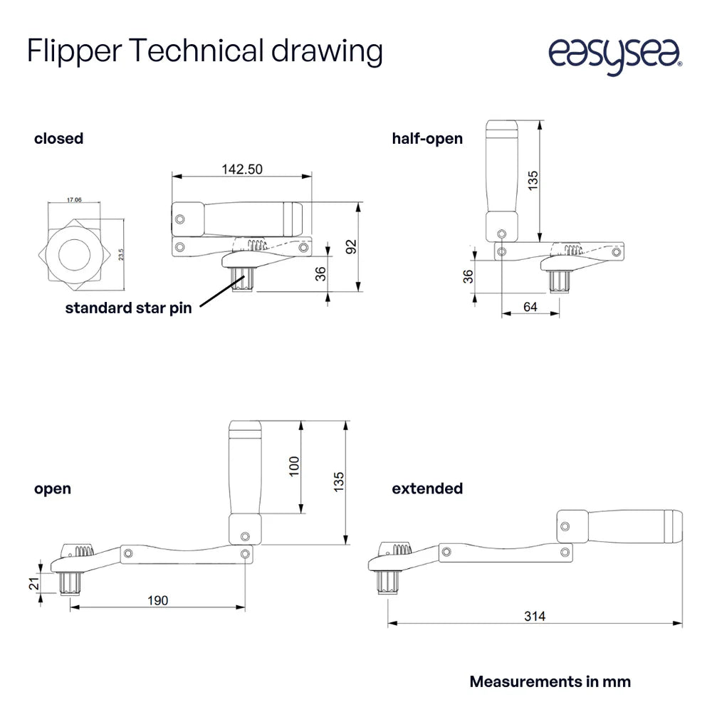 FLIPPER™ - STANDARDNA ZLOŽLJIVA VINČ ROČKA