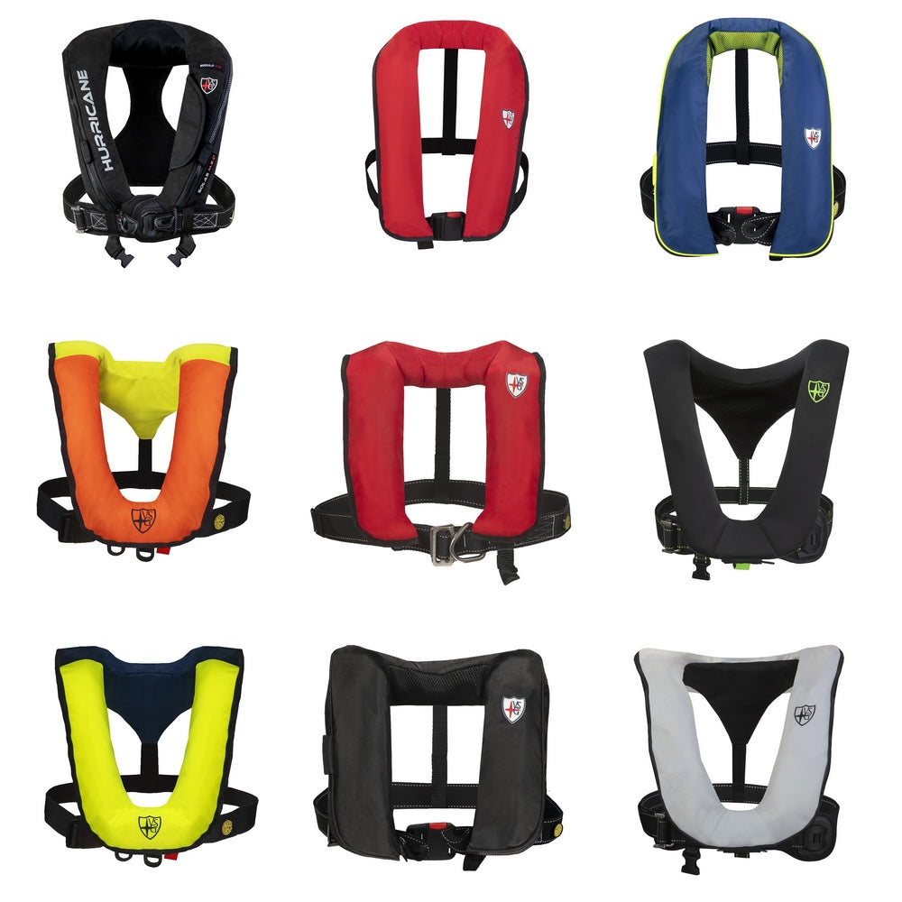 REDNI PREGLED ZA NAPIHLJIVE REŠILNE JOPIČE ISO 12402 - vse plovnostne skupine