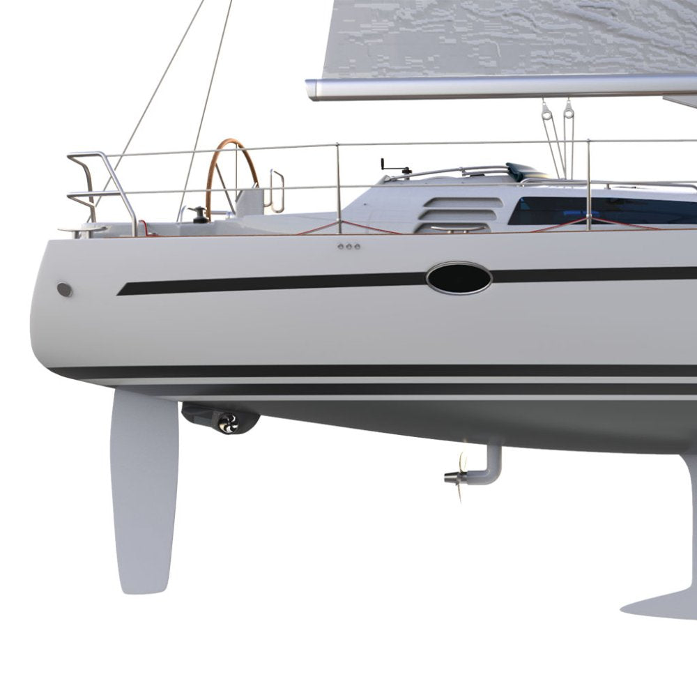 SXP50 PRO – ZUNANJI PREMČNI/KRMNI POTISNIK 12 V Z NAPRAVO ZA KRMILJENJE