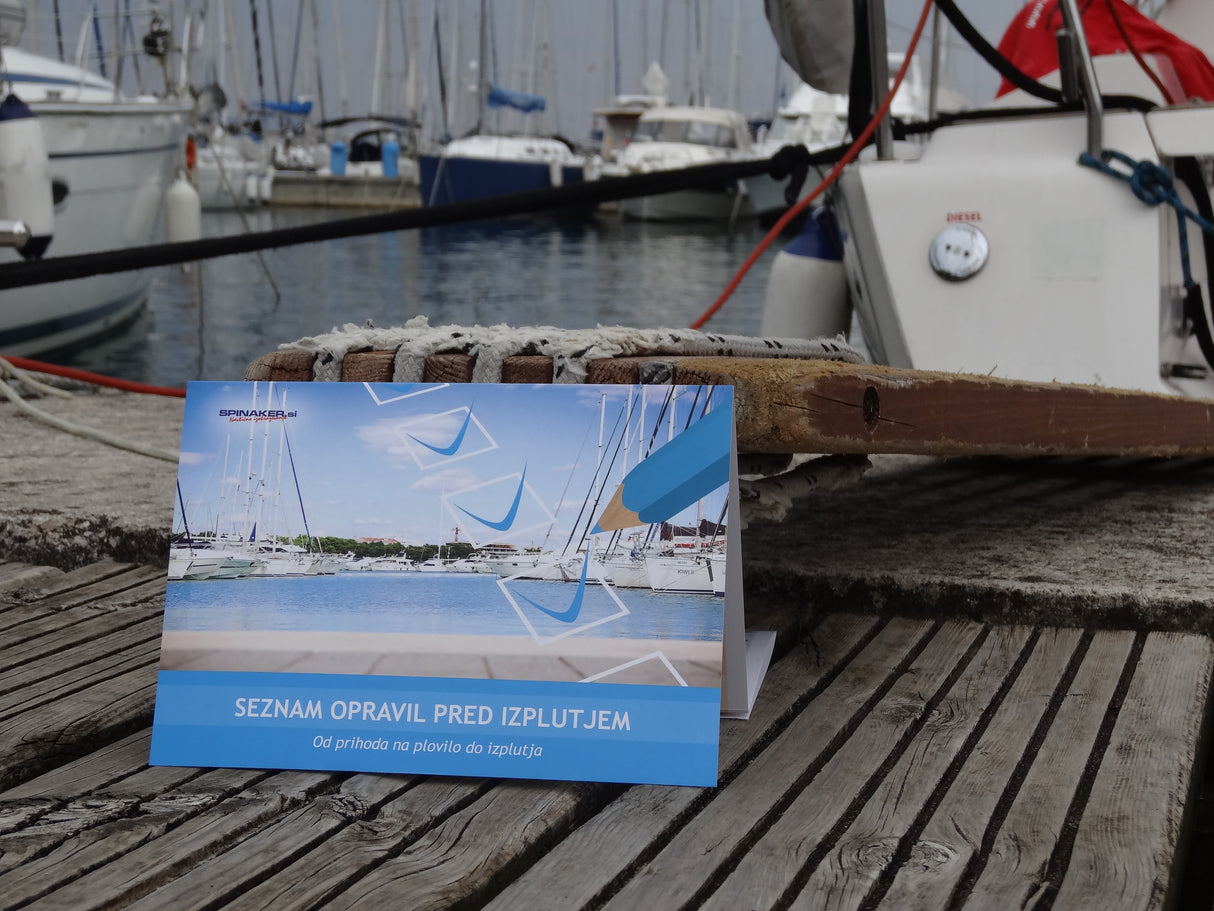 PRIROČNIK - SEZNAM OPRAVIL PRED IZPLUTJEM