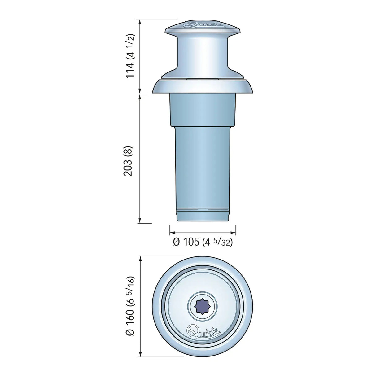 PRITEZNO VITLO QUICK TOTEM - TM3 1000 / 1100