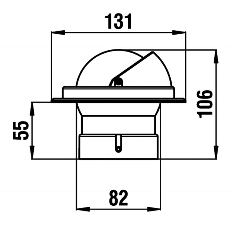 NAVTIČNI KOMPAS ARCTIC – Ø 70 mm