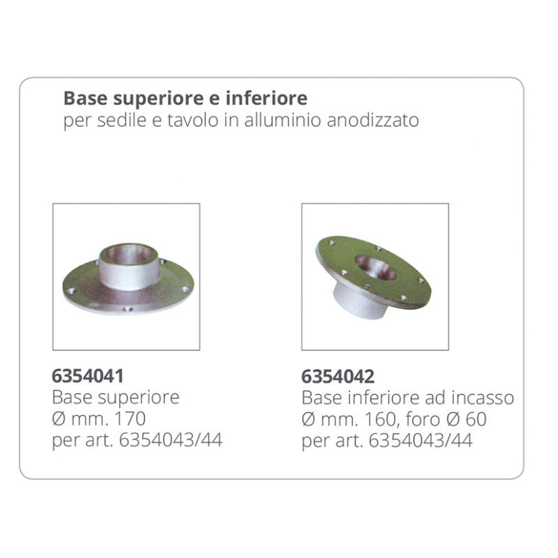 BI-KONIČNA CEV Ø mm. 60