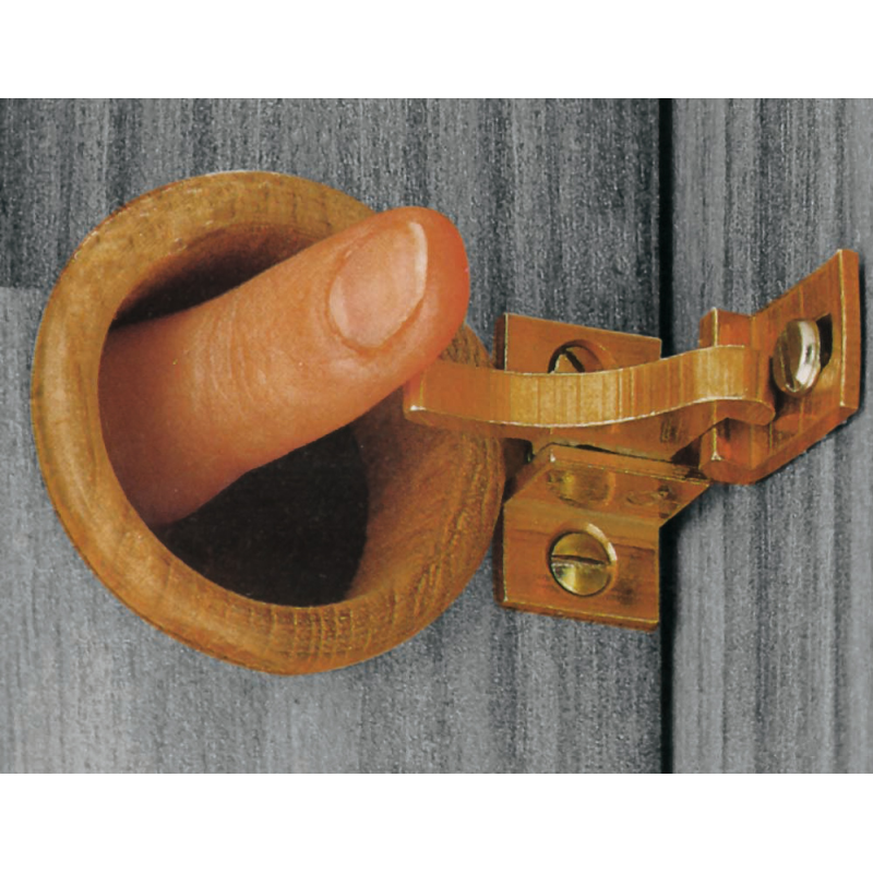 ZAPAH ZA VRATA Z OKVIRJEM IZ TEKA – MEDENINA