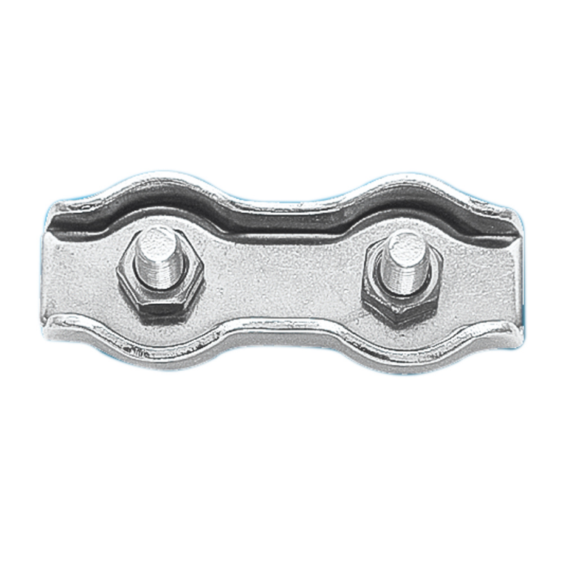 DVOJNA SPONKA IZ NERJAVEČEGA JEKLA AISI 316