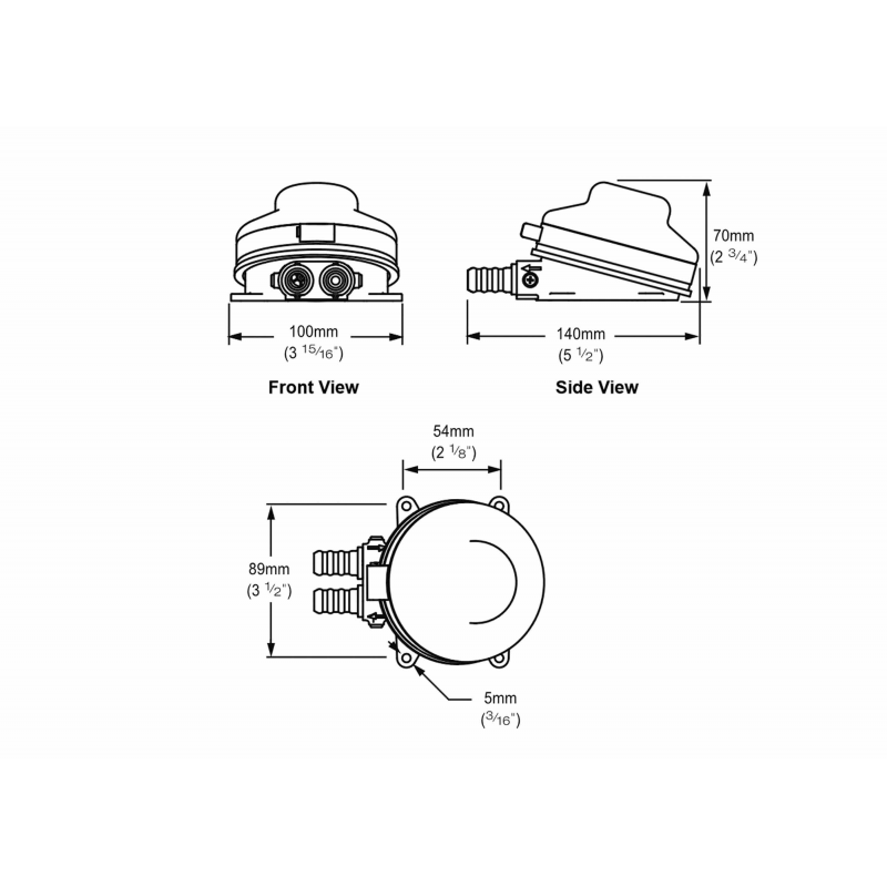 MINI NOŽNA ČRPALKA