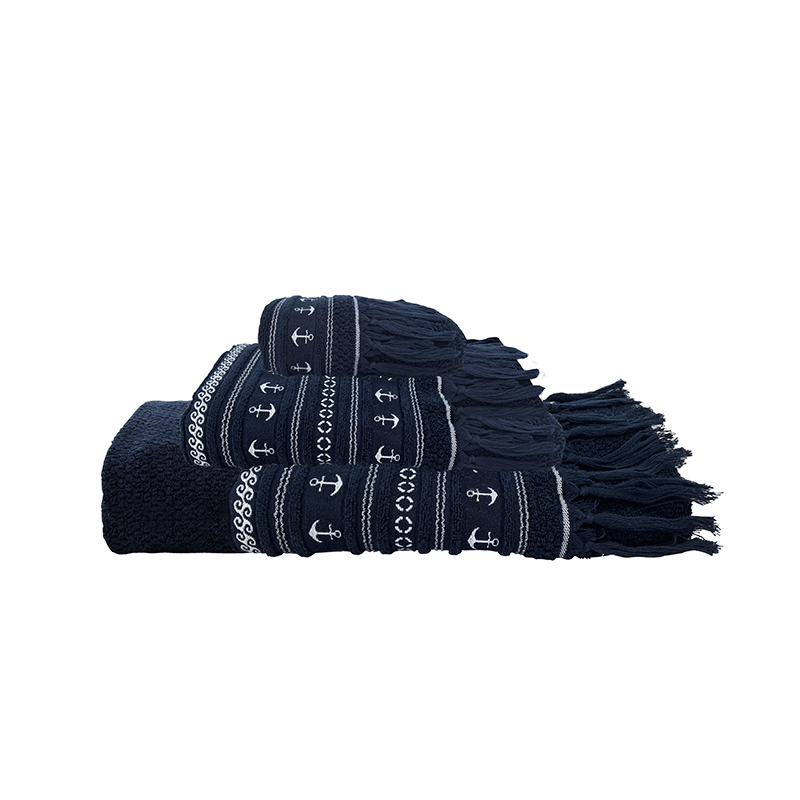 Komplet brisač SANTORINI z motivom sidra (3 kosi)