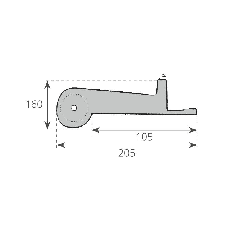 INOX PREMČNI VALJ ZA SIDRA