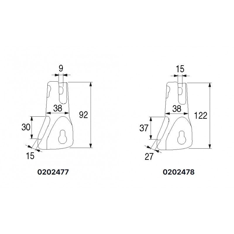 INOX VRTLJIV SIDRNI PRIKLJUČEK