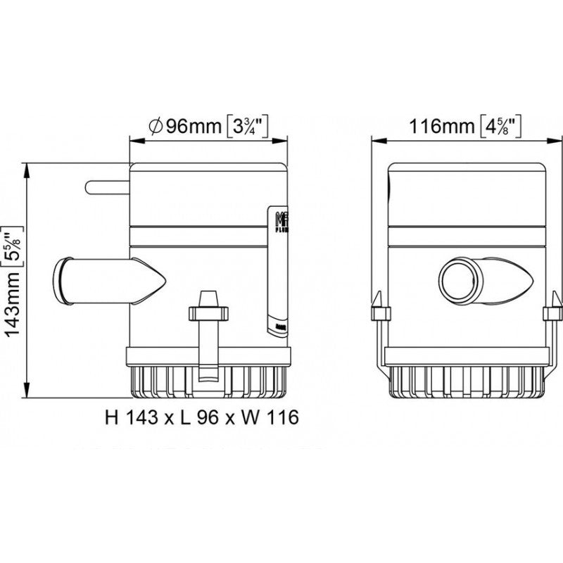 MARCO KALUŽNA ČRPALKA UP1000