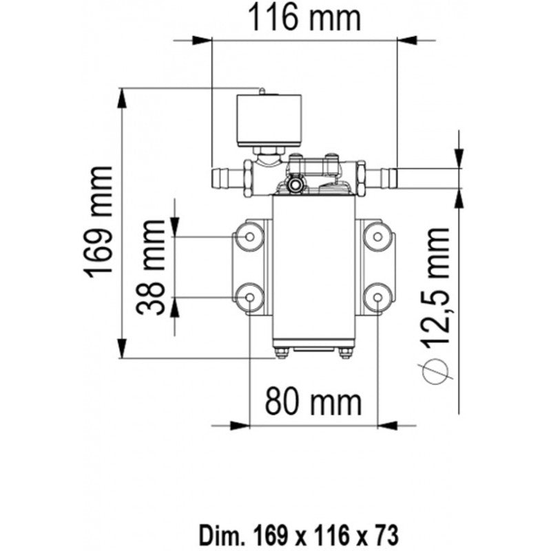 MARCO VISOKOTLAČNA ČRPALKA UP2/E