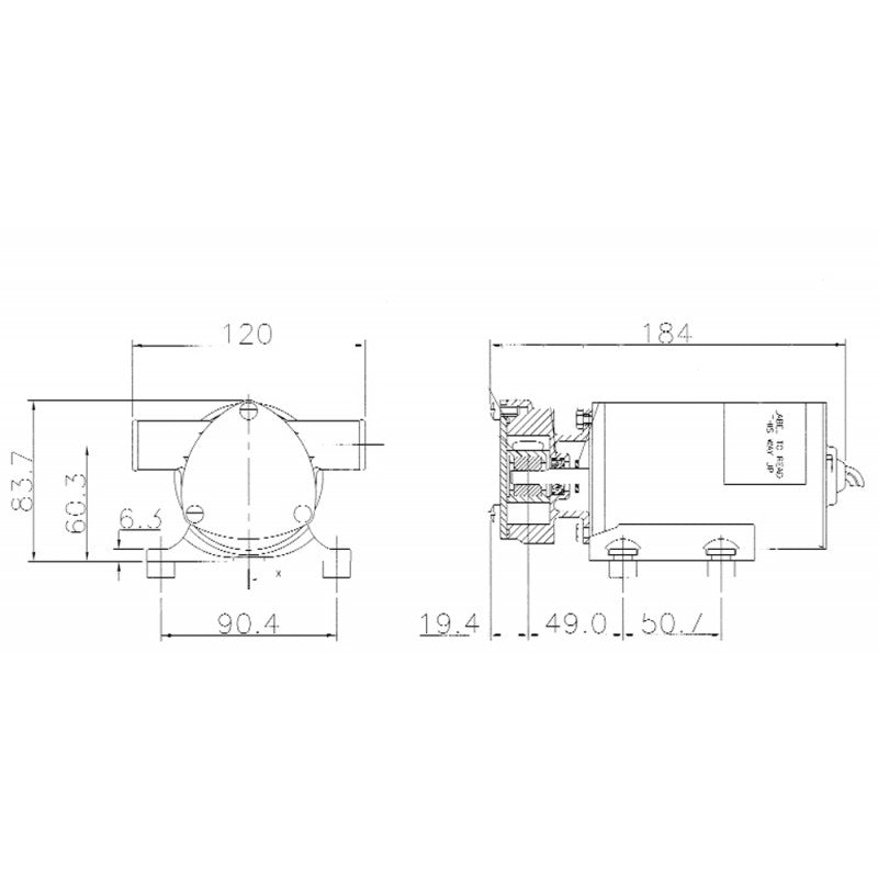 JABSCO ČRPALKA WATER PUPPY - SAMOSESALNA ČRPALKA