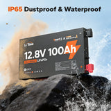 LITIME 12V 100AH ULTRA SLIM LIFEPO4 BLUETOOTH SELF-HEATING BATERIJA