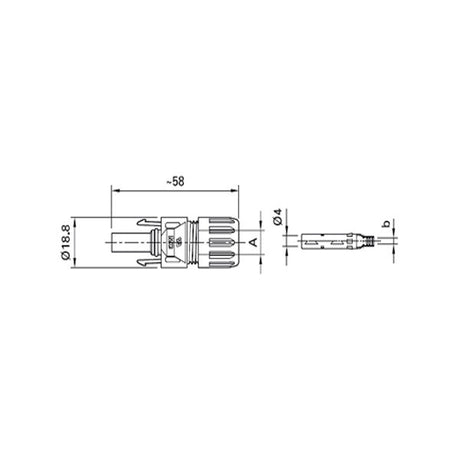 Konektor MultiContact MC4-W