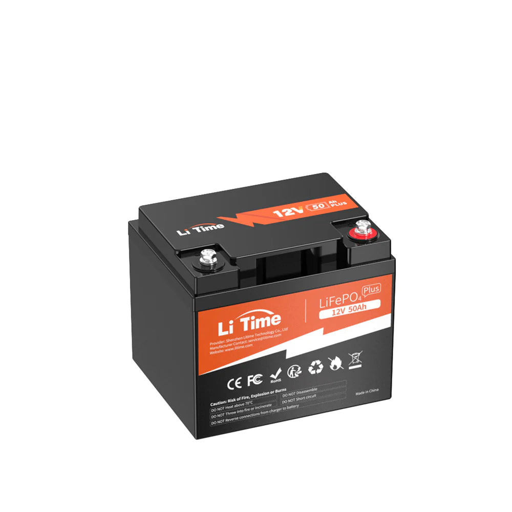LITIME 12V 50AH LIFEPO₄ LITIJEVA BATERIJA