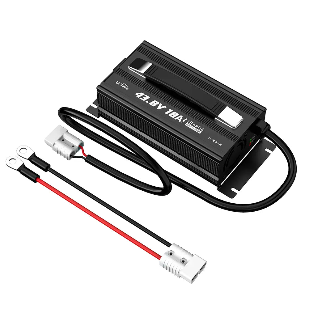LITIME 43.8V 18A POLNILEC ZA 36V LIFEPO₄ BATERIJE – SMART, ANDERSON 50A