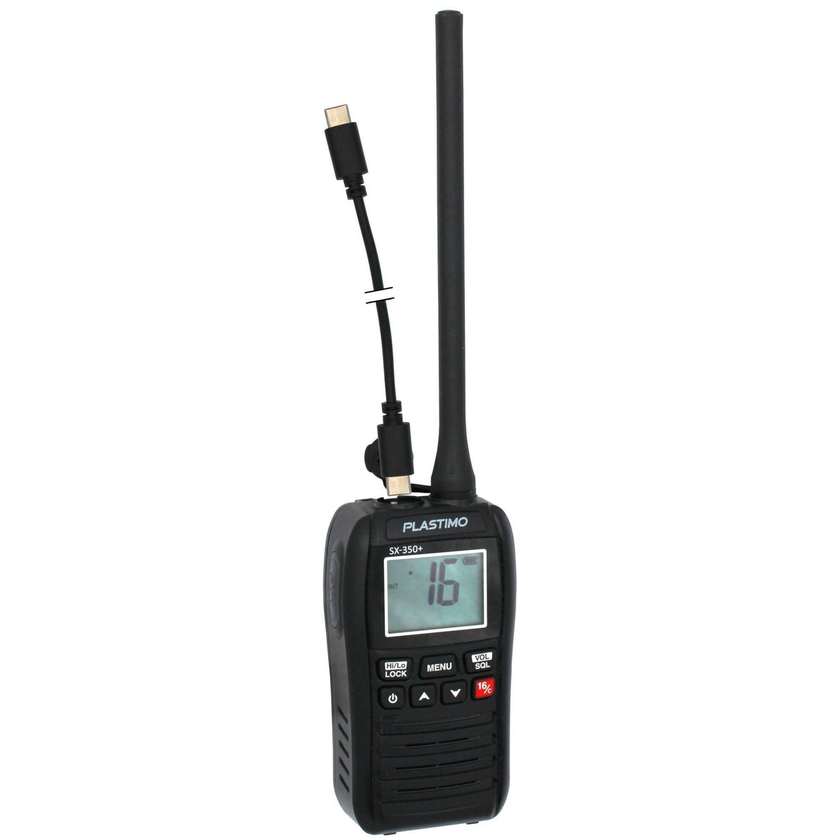 PRIROČNA VHF POSTAJA SX-350+ – VODOTESNA, PLAVAJOČA, USB-C