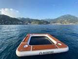 DECKTENT WATER LOUNGE 250 X 250 – NAPIHLJIVA PLAVAJOČA LOUNGE PLATFORM ZA MOTORNE ČOLNE IN JADRNICE
