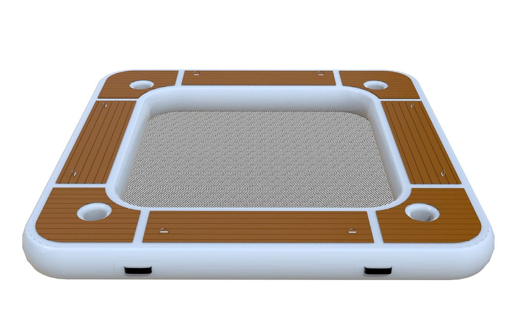 DECKTENT WATER LOUNGE 250 X 250 – NAPIHLJIVA PLAVAJOČA LOUNGE PLATFORM ZA MOTORNE ČOLNE IN JADRNICE