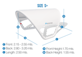 DECKTENT BIMINI S PLUS WHITE – NAPIHLJIV BIMINI ZA MOTORNE ČOLNE IN JADRNICE