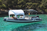 DECKTENT BIMINI S WHITE – NAPIHLJIV BIMINI ZA MOTORNE ČOLNE IN JADRNICE