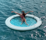DECKTENT WATER LOUNGE 250 (CIRCLE) – NAPIHLJIVA OKROGLA LOUNGE PLATFORM ZA MOTORNE ČOLNE IN JADRNICE