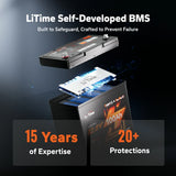LITIME 12V 100AH XTRA-MINI BLUETOOTH LIFEPO4 BATERIJA