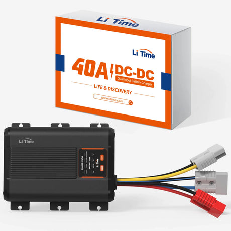 LITIME 12V 40A DC-DC POLNILEC Z MPPT ZA AVTODOME IN PLOVILA