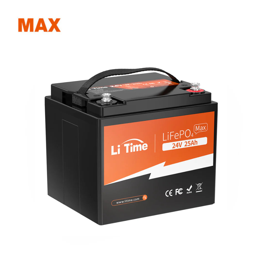 LITIME 24V 25AH LIFEPO₄ BATERIJA – 2C VISOKOZMOGLJIVA REŠITEV ZA RAZLIČNE NAPRAVE