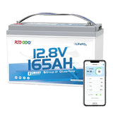 REDODO 12V 165AH GROUP 31 BLUETOOTH LIFEPO4 BATERIJA – VISOKA ZMOGLJIVOST V KOMPAKTNI OBLIKI