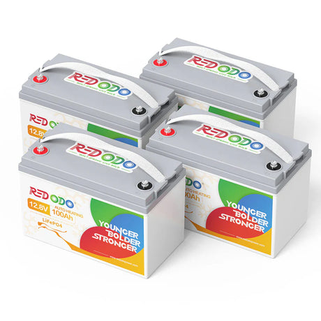REDODO 12V 100Ah LiFePO4 BATERIJA Z SAMODEJNIM OGREVANJEM