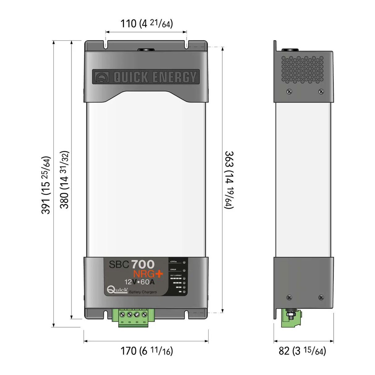 POLNILEC AKUMULATORJEV SBC NRG+ MEDIUM POWER