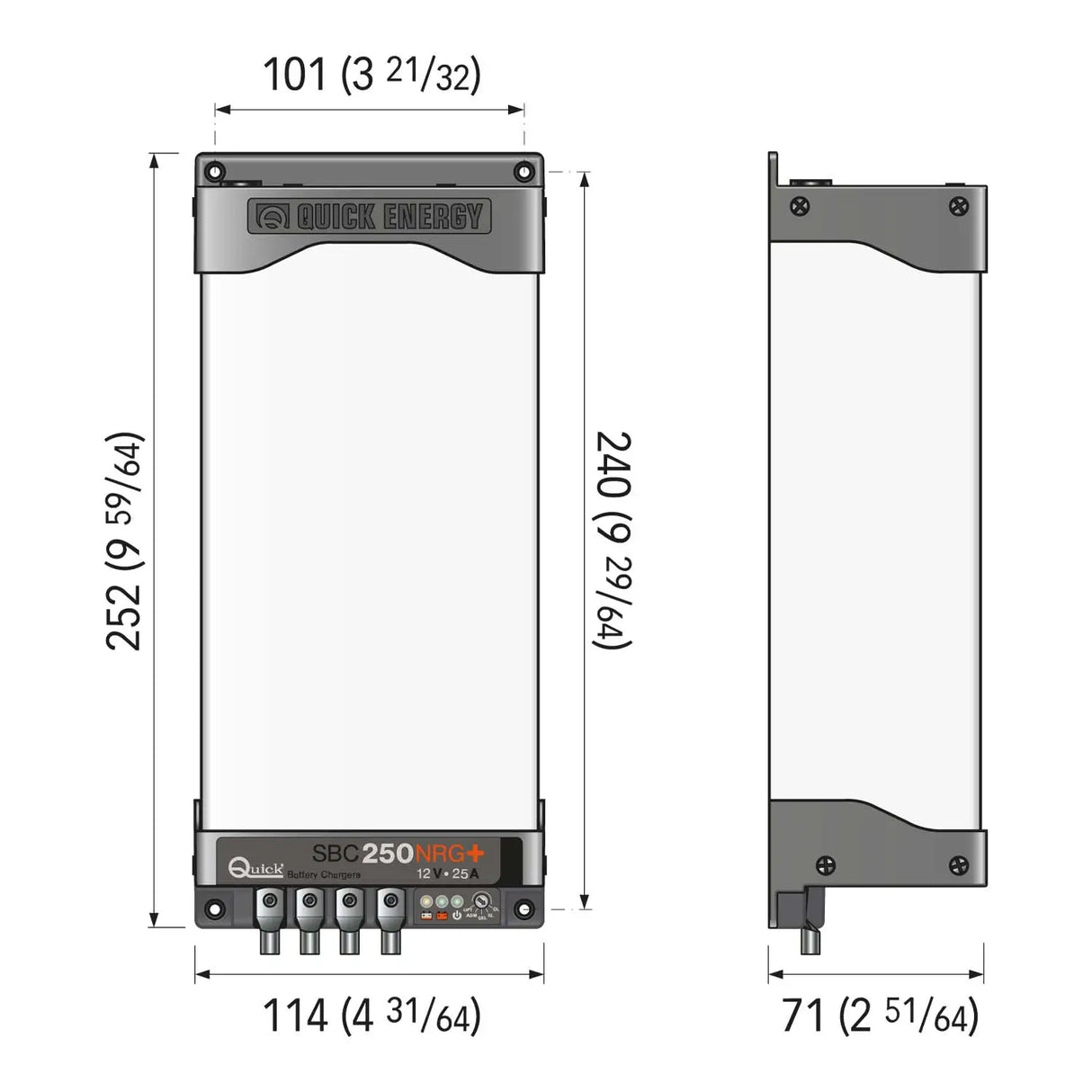 POLNILEC AKUMULATORJEV SBC NRG+ MINI / LOW POWER