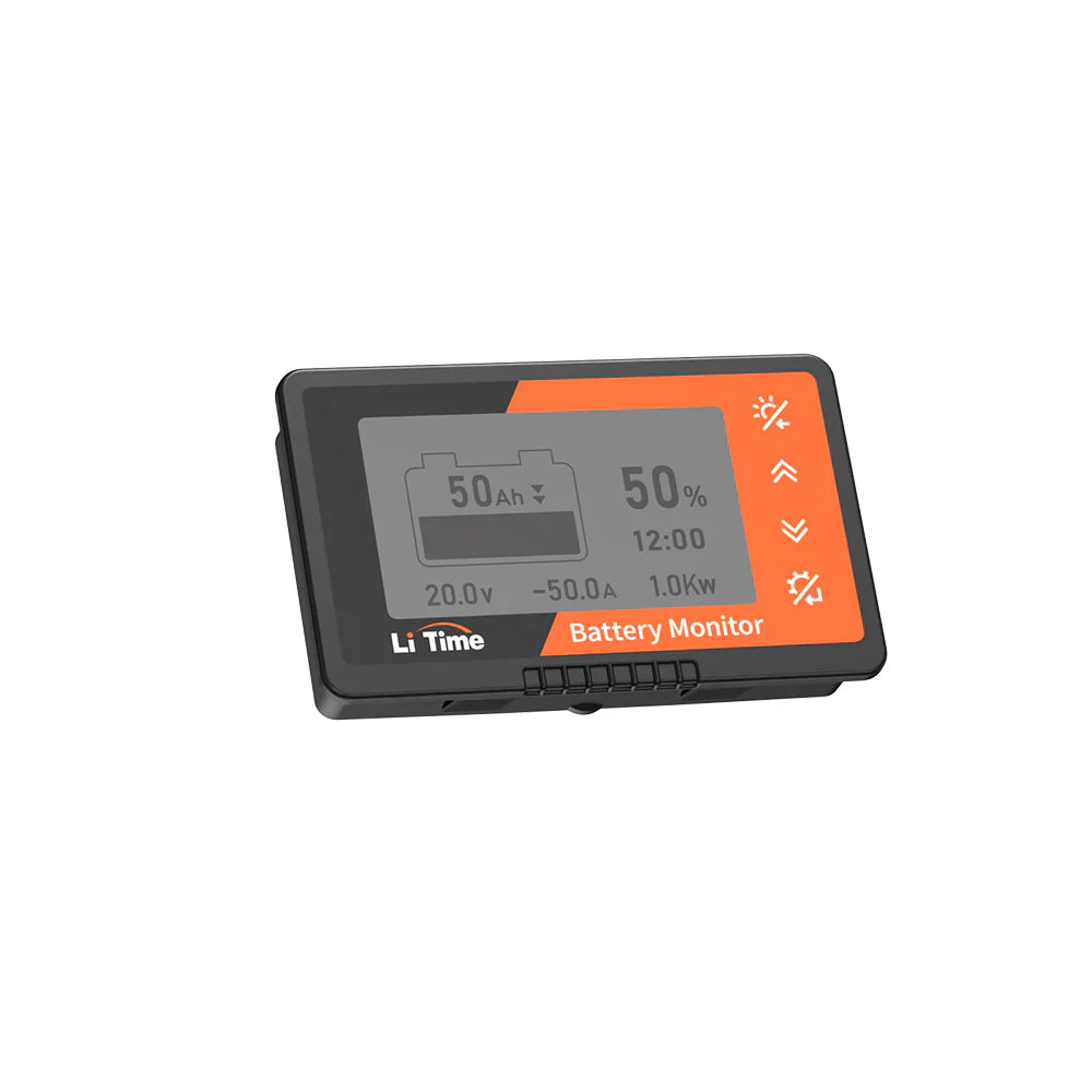 LITIME 500A NADZORNIK BATERIJ Z LCD ZASLONOM IN MERILNIM UPOROM – 8–120V