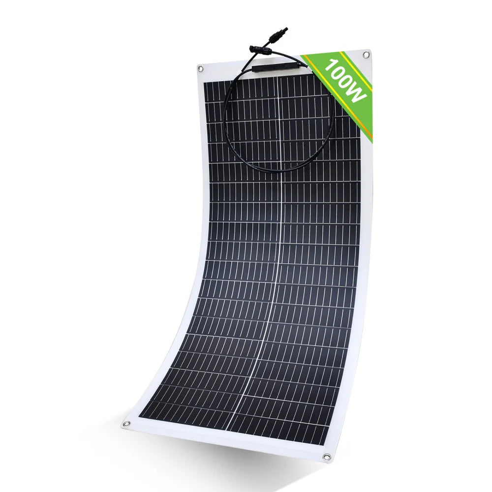 ECO-WORTHY 100W FLEKSIBILNI SONČNI PANEL 12V – MONOKRISTALNI