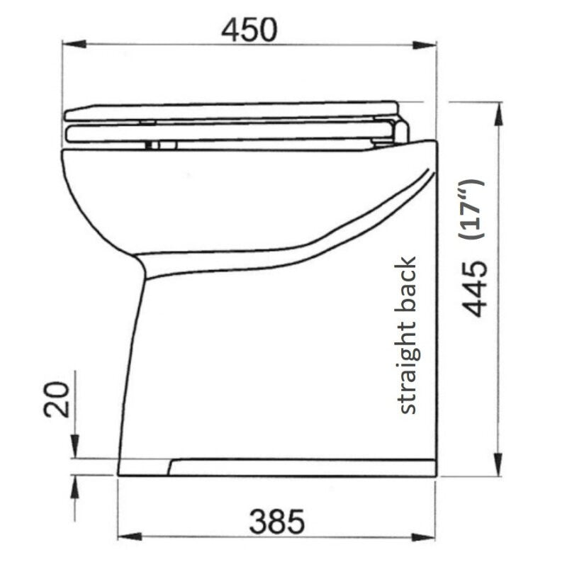 JABSCO ELECTRIC TOILET DELUX FLUSH