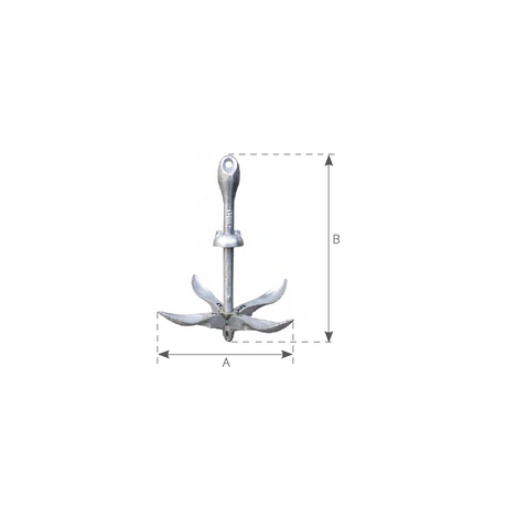 SIDRO GALVANISED GRAPNEL