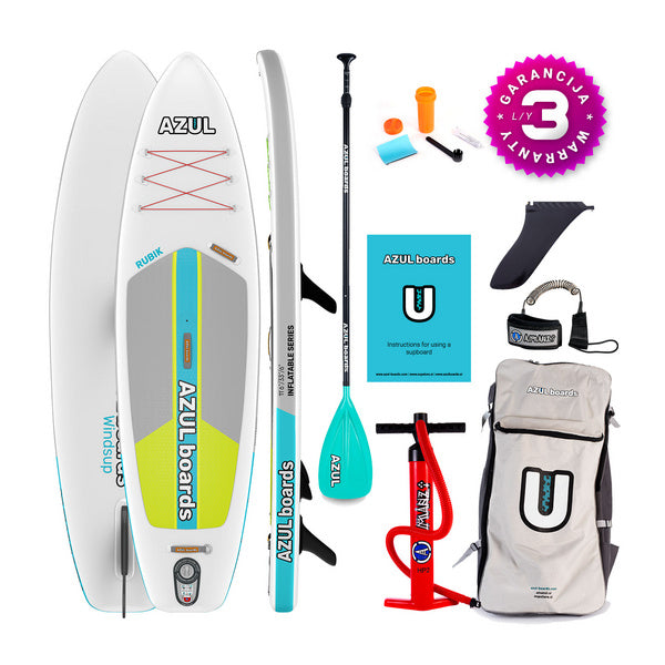SUP DESKA AZULboards RUBIK WINDSUP 10,6