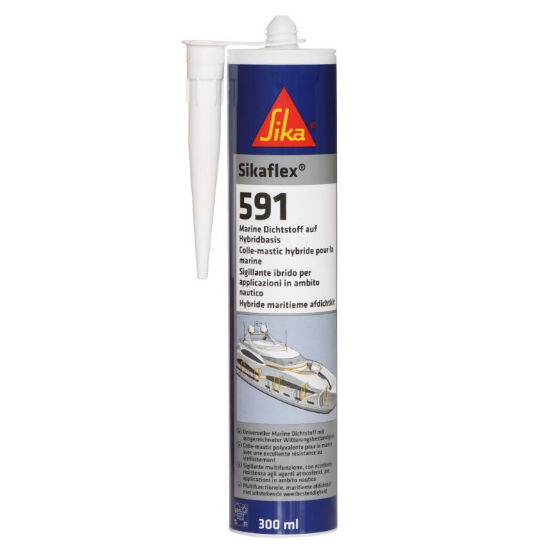 SIKAFLEX 591 – VEČNAMENSKA TESNILNA MASA ZA PLOVILA 300 ML